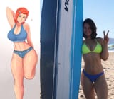 Surfer Gwen