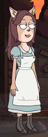 Reminder that Rick lost a fight to this powerless Cat Girl