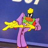 Daffy Duck doing a Danny Kaye impersonation