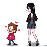 20261 - artist_the_might_fenek gravity_falls mabel_pines robbie_valentino rule_63