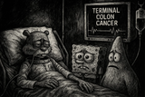 sandy cheeks colon cancer