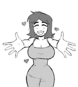 The Jewess Cheers Out in Joy as She Hugs You
