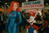 20250615_1911_Cosplay at Retro Convention_simple_compose_01jxv14mffe0drzzeqmxtze1kq