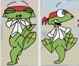happy iguana