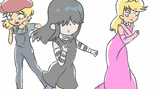 28864 - 2016 animated artist_jcm2 character_lana_loud character_lola_loud character_lucy_loud dancing parody