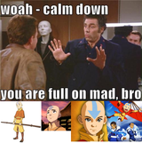 aang calm down