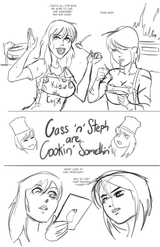 126159 - artist_sketchatron batgirl cassandra_cain comics dc sketchatron spoiler stephanie_brown