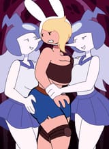 Adventure Time Fiona and ice girls