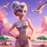 AI Lilac Sky Beach Elsa (21)