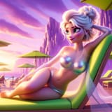 AI Lilac Sky Beach Elsa (55)