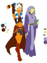 Morvali Ahsoka and Barriss no line work