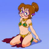 [[[Amazing quality]]], slave leia bikini, toe ring s-3008155788