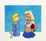 Supergirl Meets Captain Galaxia
