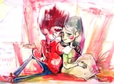 Norman and Aggie chillin2