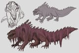SCP-682 melted design