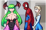 __morrigan_aensland_elsa_and_spider_man_marvel_and_4_more_drawn_by_gunshad__sample-10631dfbe9965010d1605a4030d7bb00
