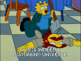 Simpsons disturbing universe