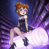 [[[Amazing quality]]], library, chibi proportions, short legs, short arms, got s-849766162