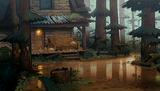rainy falls