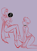 Beast girl x Raven