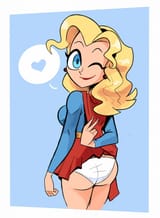 super girl white
