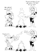 BW Rawhide campfire