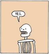 Skeleton says yes