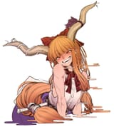 __ibuki_suika_touhou_drawn_by_spacezin__667953d25ae7e8f528f6197d7417b5ff