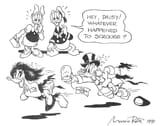 Scrooge catch Magica by Marco Rota
