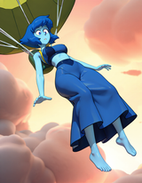 lapis lazuli parachute