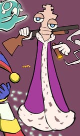 kinger with a shotgun