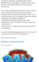 German branding preview