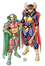 Mr__Miracle_and_Big_Barda_by_davidjcutler