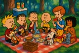 20250610_2032_Cartoon Picnic in Woods_simple_compose_01jxe6bs5xe8k9vff8g2kj1eqx