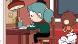 Hilda studying