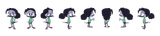 Violet model sheet