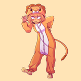 4913 - clogs lion looking_at_viewer mymy onesie tagme unknown_artist