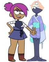 ninja enid and ninja pearl