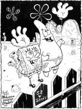 spongebob nick studio sponge x sandy
