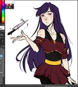 absolute solver and doll (murder drones) drawn by lazydeer_(twitter) - 6c12e1989620cb9c6adca749a4543916