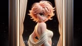 AI Coral Pixie Hair Elsa (83)