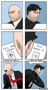 Agent 47 vs Sam Fisher