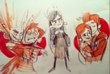 norman babcock agatha aggie prenderghast fan art by billciphers