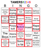 Tamers bingo SU Cameo