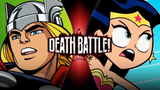 Super Hero Squad Thor vs Teen Titans Go Wonder Woman