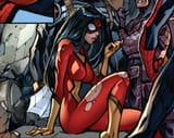 Spider Woman battle damage