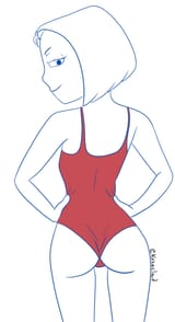 lor back swimsuit