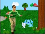 human man in cartoon world