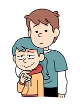 hilda david peanuts expression