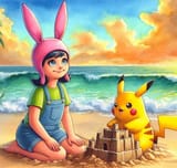 bob_s_burgers_and_pokemon___louise_and_pikachu_by_murloc1989_di09khn-375w-2x